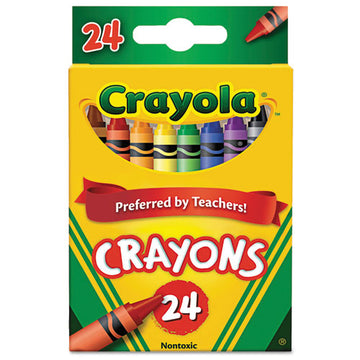 Crayola® Classic Color Crayons, Peggable Retail Pack, 24 Colors-pack freeshipping - TVN Wholesale